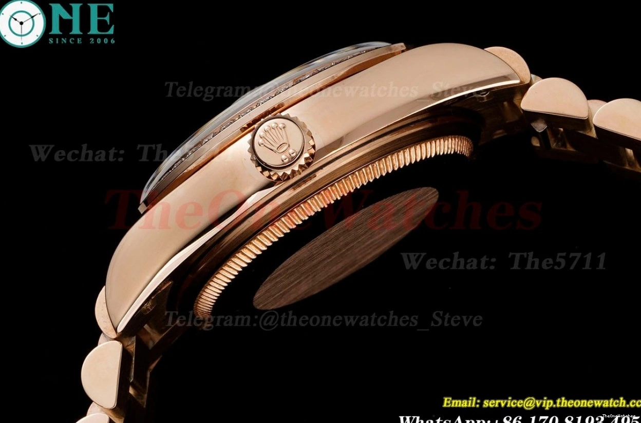 Dia RG JDF Datejust A2824 31mm White Flower RG Dial 0401